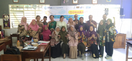 Lokakarya Perencanaan Pembelajaran Berbasis Data  Program Sekolah Penggerak Angkatan 3 di SMP N 1 Temon Kulonprogo